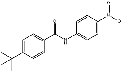 4-(tert-butyl)-N-(4-nitrophenyl)benzamide Struktur