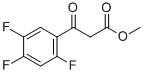 2,4,5-TRIFLUORO-BETA-OXO-BENZENEPROPANOIC ACID METHYL ESTER Struktur