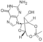 2',5'-CYCLIC METHYLPHOSPHONATE GUANOSINE Struktur