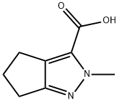 3-Cyclopentapyrazolecarboxylicacid,2,4,5,6-tetrahydro-2-methyl-(9CI) Struktur