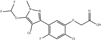 PYRAFLUFEN ETHYL Struktur