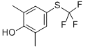 2,6-Dimethyl-4-(trifluoromethylthio)phenol Struktur