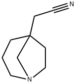 1-Azabicyclo[3.2.1]octane-5-acetonitrile(9CI) Struktur