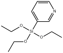 3-PYRIDYLTRIETHOXYSILANE Struktur