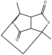 1,4-Dimethyl bis-thiololactone Struktur