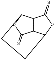 1,4-Ethano-1H,3H-furo(3,4-c)furan-3,6(4H)-dithione, dihydro- Struktur