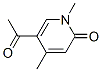 2(1H)-Pyridinone, 5-acetyl-1,4-dimethyl- (9CI) Struktur