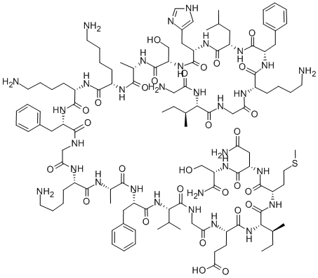 D-MAGAININ II AMIDE Struktur