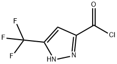 1H-Pyrazole-3-carbonyl chloride, 5-(trifluoromethyl)- (9CI) Struktur