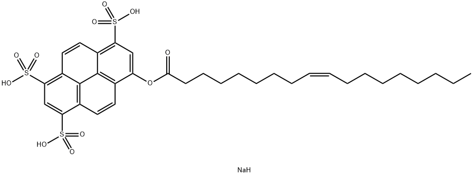 8-OLEOYLOXYPYRENE-1,3,6-TRISULFONIC ACID  TRISODIUM SALT* Struktur