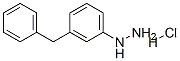 3-benzylphenylhydrazine hydrochloride Struktur