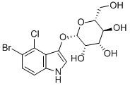 5-BROMO-4-CHLORO-3-INDOXYL-BETA-D-MANNOPYRANOSIDE Struktur