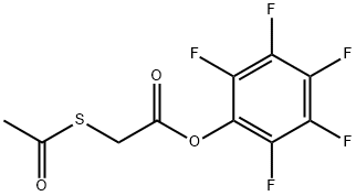 S-ACETYLTHIOGLYCOLIC ACID PENTAFLUOROPHENYL ESTER Struktur