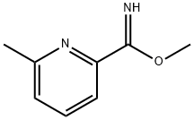 2-Pyridinecarboximidicacid,6-methyl-,methylester(9CI) Struktur