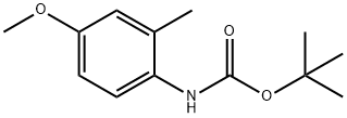 (4-METHOXY-2-METHYL-PHENYL)-CARBAMIC ACID TERT-BUTYL ESTER Struktur