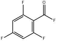 Benzoyl fluoride, 2,4,6-trifluoro- (9CI) Struktur