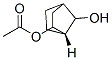 Bicyclo[2.2.1]heptane-2,7-diol, 2-acetate, [1S-(exo,anti)]- (9CI) Struktur