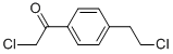 Ethanone, 2-chloro-1-[4-(2-chloroethyl)phenyl]- (9CI) Struktur