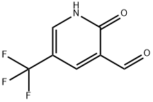 2-Hydroxy-5-trifluoromethyl-pyridine-3-carbaldehyde Struktur