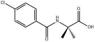 Alanine,  N-(4-chlorobenzoyl)-2-methyl- Struktur