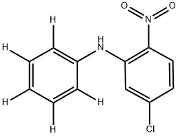 5-Chloro-2-nitrodiphenylaMine-d5 Struktur