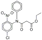 5'-Chloro-2'-nitro-N-phenyl-Malonanilic Acid-d5 Ethyl Ester Struktur