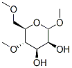 Methyl 4-O,6-O-dimethyl-α-D-mannopyranoside Struktur