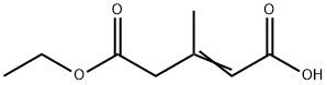 3-methyl-2-pentenedioic acid ethyl ester Struktur