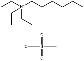 Ammonium, triethylhexyl-, fluorosulfate Struktur