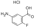 5-AMINO-2-FLUOROBENZOIC ACID HYDROCHLORIDE Struktur