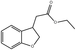 3-BENZOFURANACETIC ACID, 2,3-DIHYDRO, ETHYL ESTER Struktur