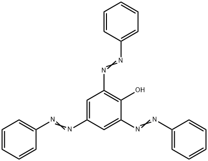 2,4,6-Tris(phenylazo)phenol Struktur