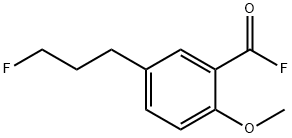 Benzoyl fluoride, 5-(3-fluoropropyl)-2-methoxy- (9CI) Struktur