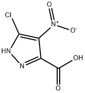 5-CHLORO-4-NITRO-1H-PYRAZOLE-3-CARBOXYLIC ACID Struktur