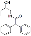 1-(N-diphenylacetamido)-2-butanol Struktur