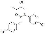 1-(N-di-(4'-chlorophenyl)acetamido)-2-butanol Struktur