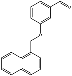 3-(1-NAPHTHYLMETHOXY)BENZALDEHYDE Struktur