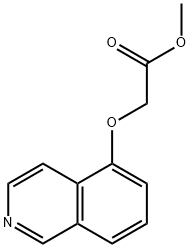 (isoquinolin-5-yloxy)-acetic acid ethyl ester Struktur