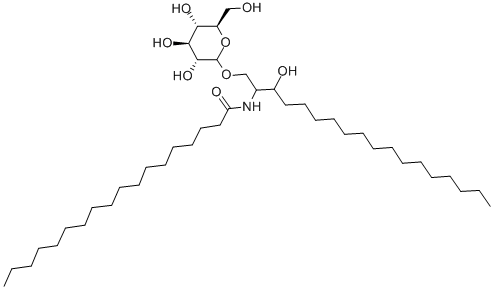 N-STEAROYL-DL-DIHYDRO-GLUCOCEREBROSIDE Struktur