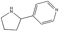 Pyridine, 4-(2-pyrrolidinyl)-, (-)- (9CI) Struktur