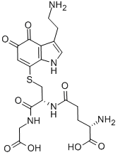 7-S-glutathionyltryptamine-4,5-dione Struktur