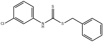 m-Chlorophenyldithiocarbamic acid benzyl ester Struktur