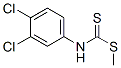 3,4-Dichlorophenylcarbamodithioic acid methyl ester Struktur