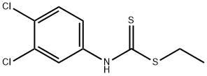 3,4-Dichlorophenylcarbamodithioic acid ethyl ester Struktur