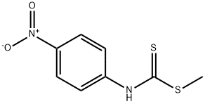 p-Nitrophenyldithiocarbamic acid methyl ester Struktur