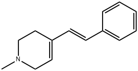 1-methyl-1,2,3,6-tetrahydrostilbazole Struktur