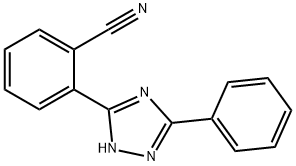 2-(3-phenyl-1H-1,2,4-triazol-5-yl)benzonitrile Struktur