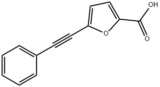 5-(2-PHENYLETH-1-YNYL)-2-FUROIC ACID Struktur