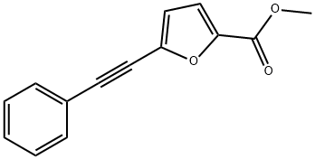 METHYL 5-(2-PHENYLETH-1-YNYL)-2-FUROATE Struktur