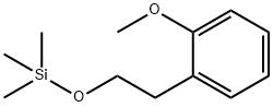 2-Methoxyphenylethyl trimethylsilyl ether Struktur